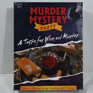 University Games Murder Mystery Party "A Taste For Wine And Murder" For 6-8 Play